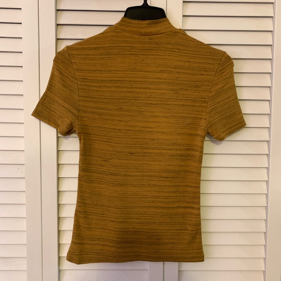 American Apparel Mock Neck Top Size M - Picture 2 of 2
